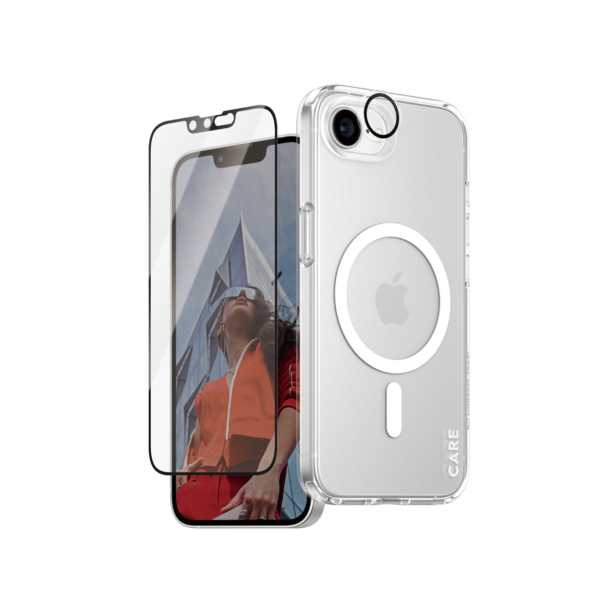 PanzerGlass CARE by Flagship 3-in-1 Bundle iPhone 16e Skærmbeskytter
