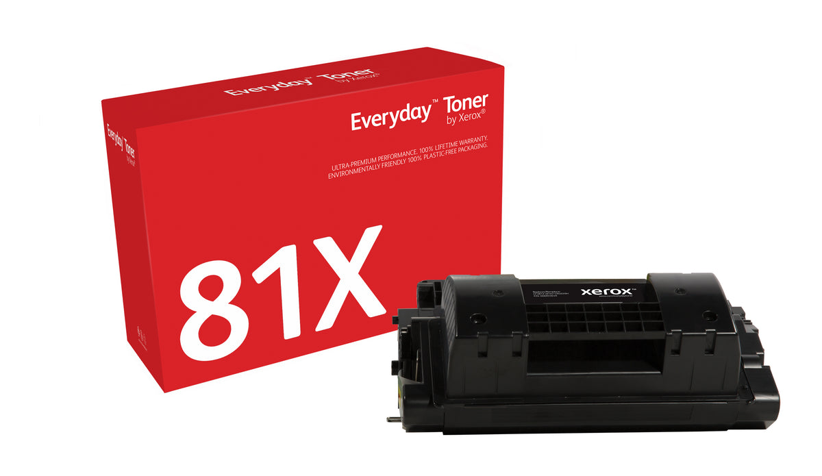 Everyday Svart Toner by Xerox compatible with HP 81X (CF281X)