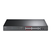 TP-Link TL-SL1218MP nätverksswitchar Ohanterad Fast Ethernet (10/100)