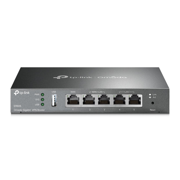 TP-Link Omada ER605 kabelansluten router Gigabit Ethernet Svart