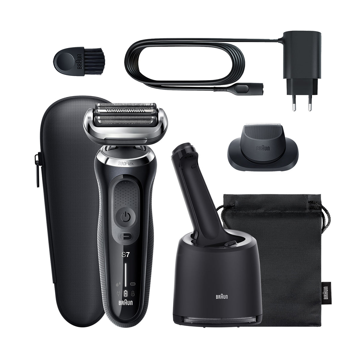 Braun Series 7 71-N7200cc Folierakapparat Trimmer Svart