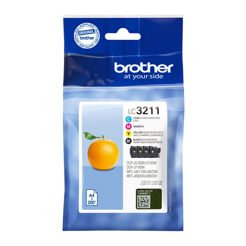 Brother LC3211VAL bläckpatroner Original Standardavkastning Svart