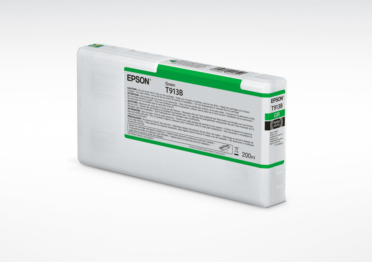 Epson T913B Green Ink Cartridge (200ml) bläckpatron