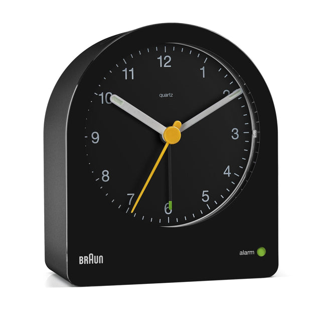 Braun BC22 Quartz-väckarklocka Svart