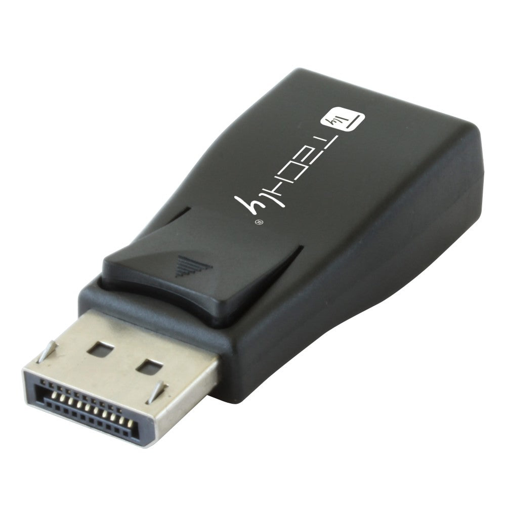 Techly IADAP DSP-230T kabelomvandlare (hane/hona) DisplayPort VGA Svart