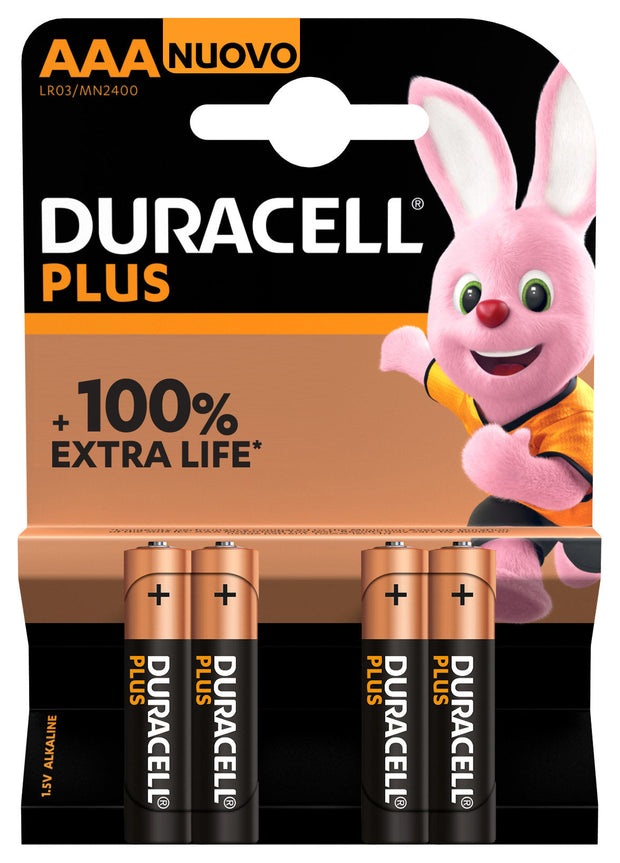 Duracell Plus 100 Engångsbatteri AAA Alkalisk hushållsbatterier