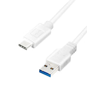LogiLink CU0173 USB-kablar USB 3.2 Gen 1 (3.1 Gen 1) 0,5 m USB A USB C 5 Gbit/s Vit