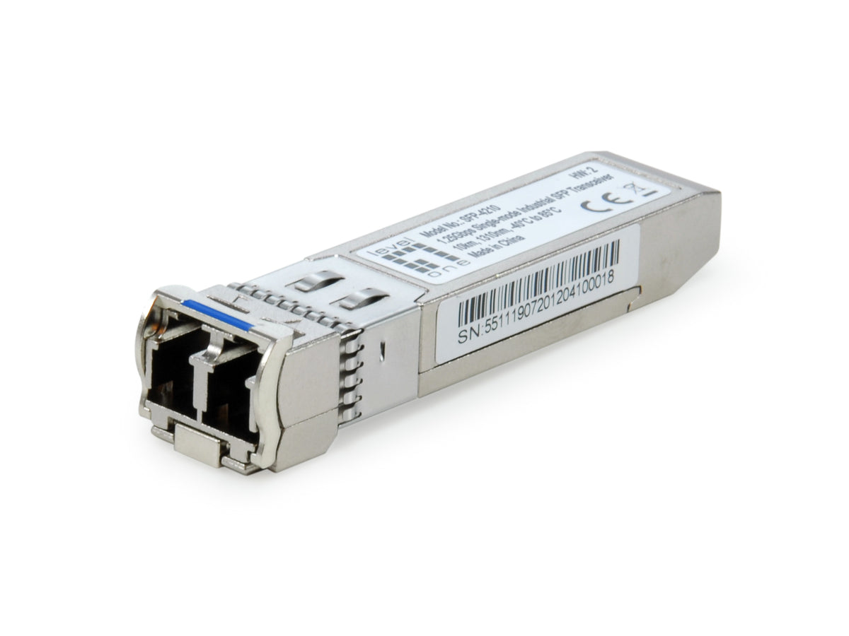 LevelOne SFP-4210 transceiver-moduler för nätverk Fiberoptik 1250 Mbit/s 1310 nm