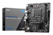 MSI PRO H610M-E DDR4 moderkort Intel H610 LGA 1700 micro ATX