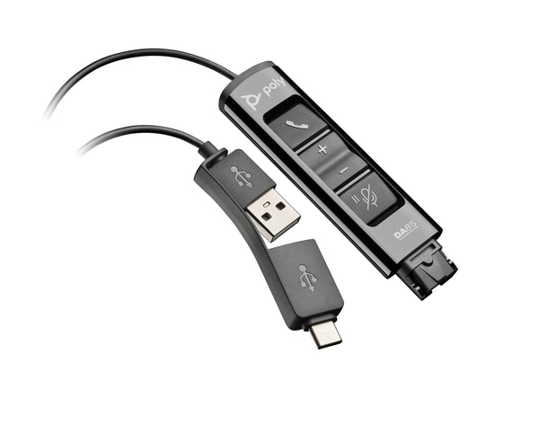 HP Poly DA85 USB till QD-adapter hörlurstillbehör