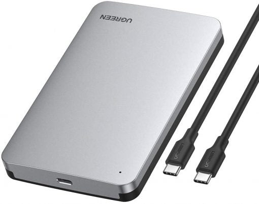 Ugreen 70499 Hölje för lagringsenheter HDD- / SSD kabinett Grå 2.5/3.5"