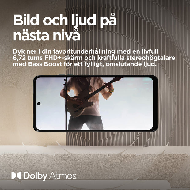 Motorola moto g15 power - 256 GB - Grå