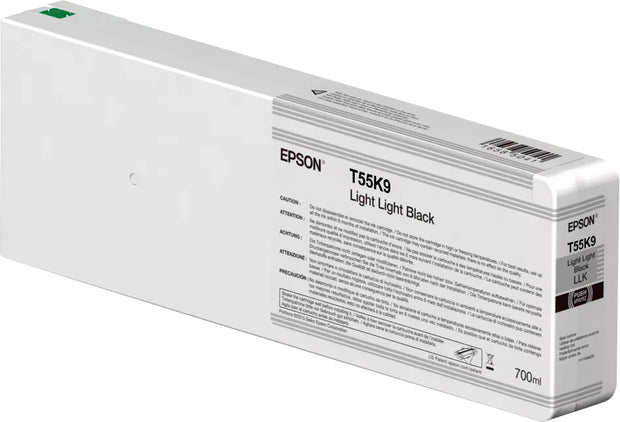 Epson Singlepack Light Light Black T55K900 UltraChrome HDX/HD 700ml