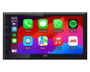 JVC KW-M695DBW radio/digitalmottagare för bil Svart