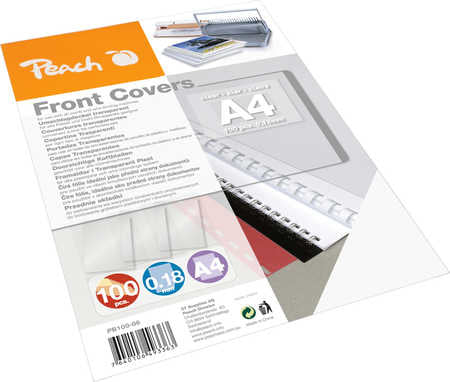 Peach 510013 omslagssidor A4 Transparent