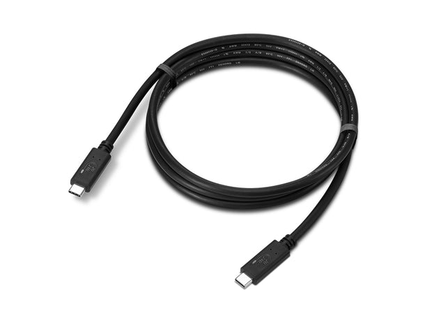 Lenovo 4X91U92143 USB-kablar USB4 Gen 2x2 1,5 m USB C 20 Gbit/s Svart