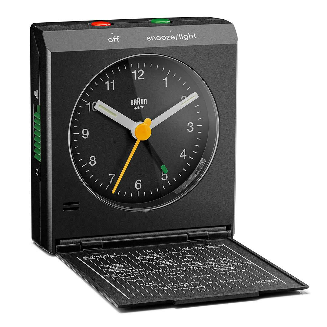 Braun BC05B vägg- och bordsklocka Analog klocka Rektangel Svart