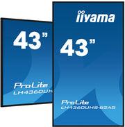 iiyama LH4360UHS-B2AG skyltställ Digital A-skylt