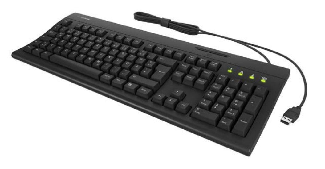 KeySonic KSK-8041U-CR tangentbord Universal USB tyska Svart