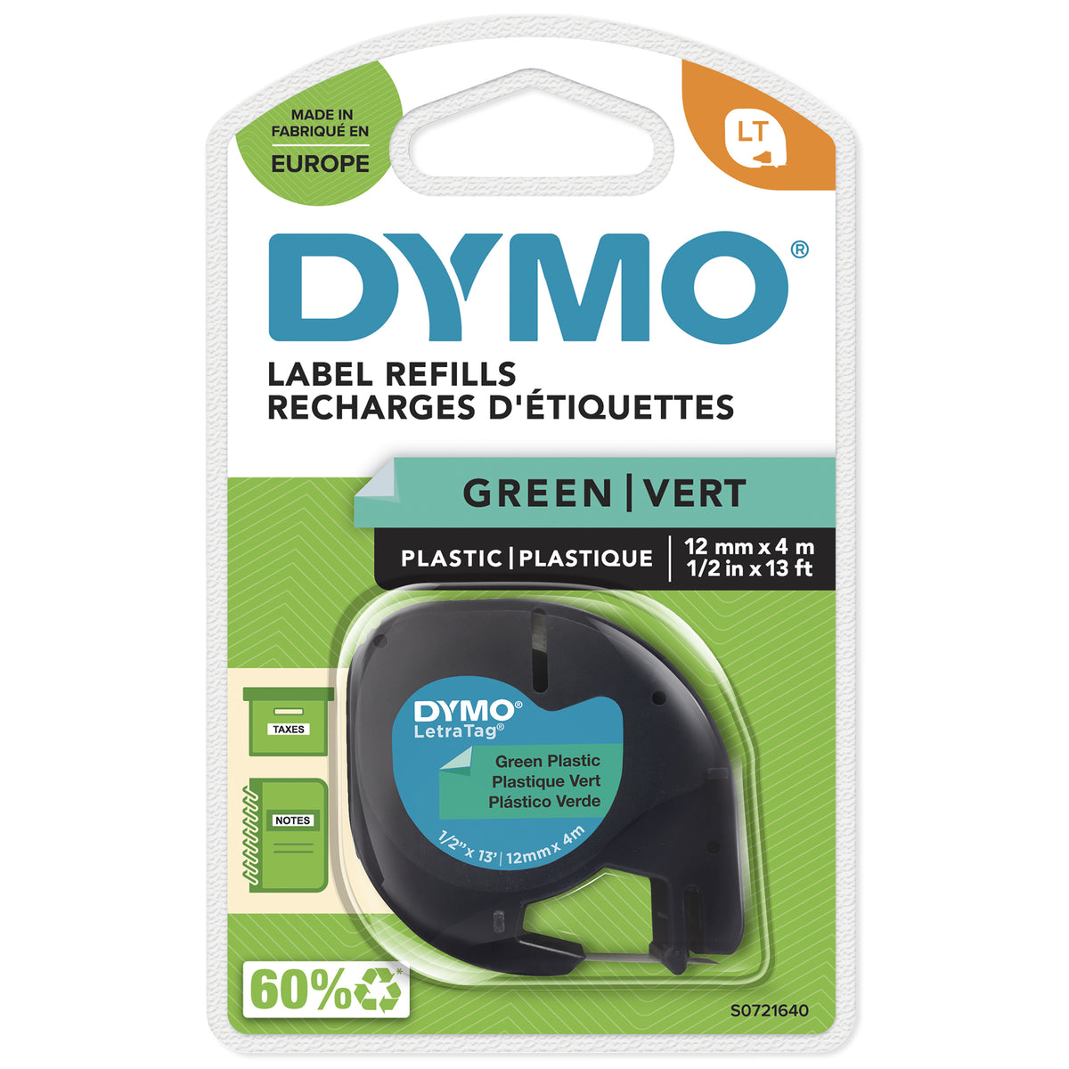 DYMO LetraTag-plastetiketter