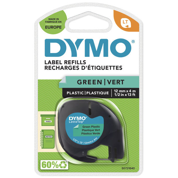 DYMO LetraTag-plastetiketter etikettejp