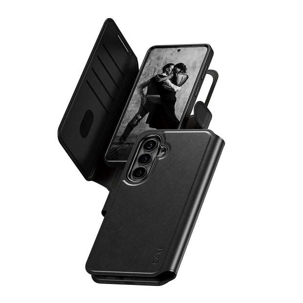 PanzerGlass CARE by Tango 2-in-1 Wallet Case w. Qi Samsung Galaxy S26+