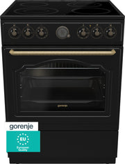 Gorenje GECS6B71CLB Fristående köksspis Elektrisk Keramisk Svart