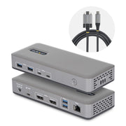 StarTech.com USB-C-dockningsstation för två skärmar