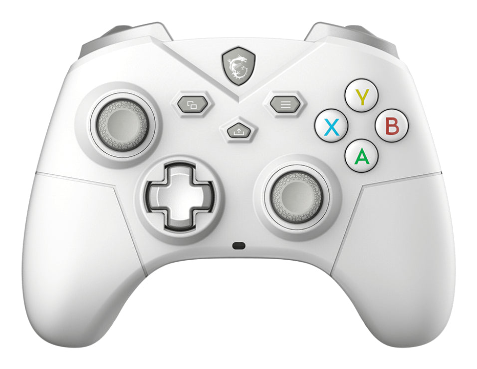 MSI FORCE GC300 WIRELESS WHITE Vit USB 2.0 Spelplatta Analog PC