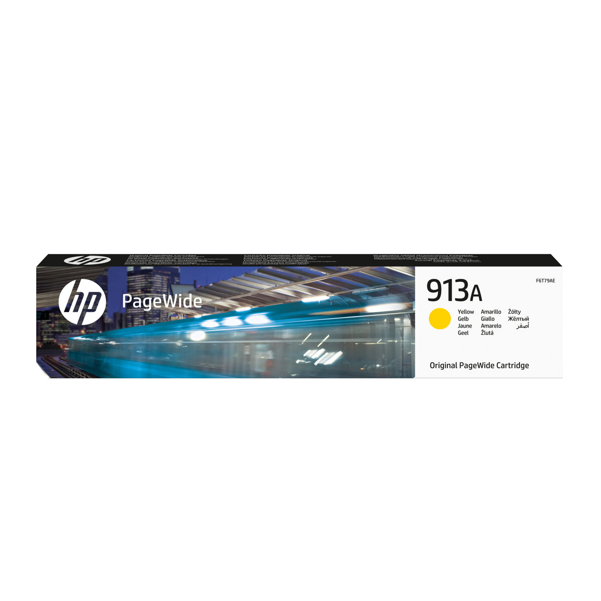 HP 913A gul original PageWide-patron