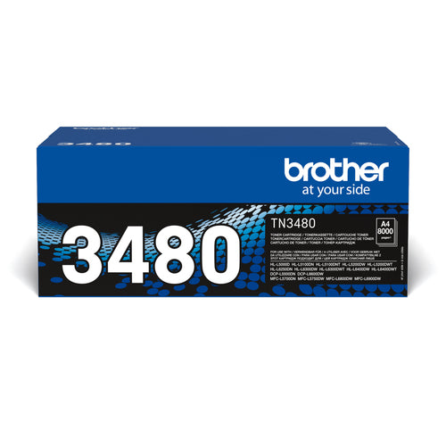 Brother TN-3480 Tonerkassett Original Svart