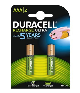 Duracell 203815 hushållsbatteri Laddningsbart batteri AAA Nickel-metallhydrid (NiMH)