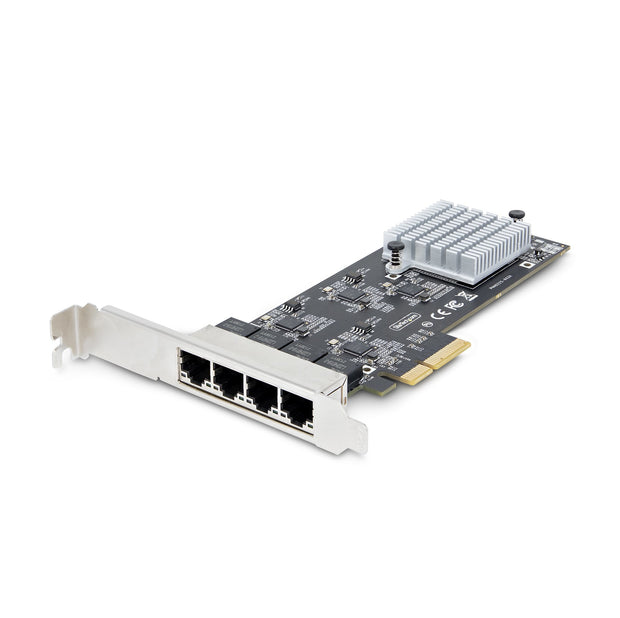 StarTech.com Nätverkskort med 4 portar och 2,5 Gbps NBASE-T PCIe - 4x1G