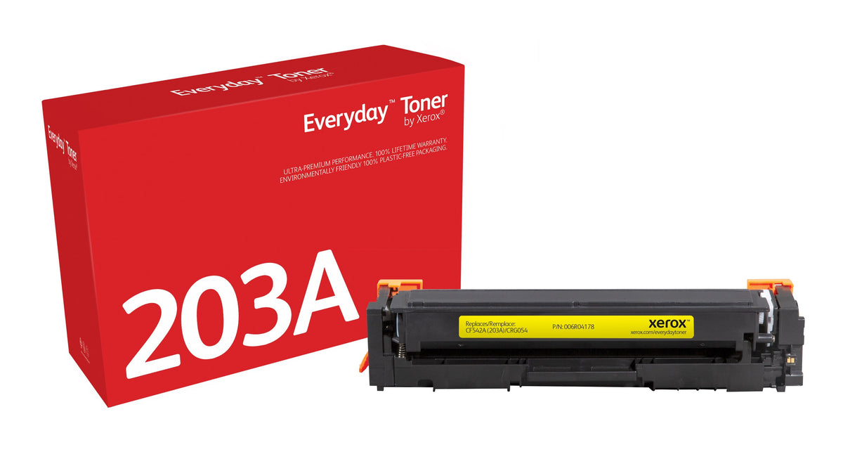 Everyday Gul Toner by Xerox compatible with HP 203A (CF542A)
