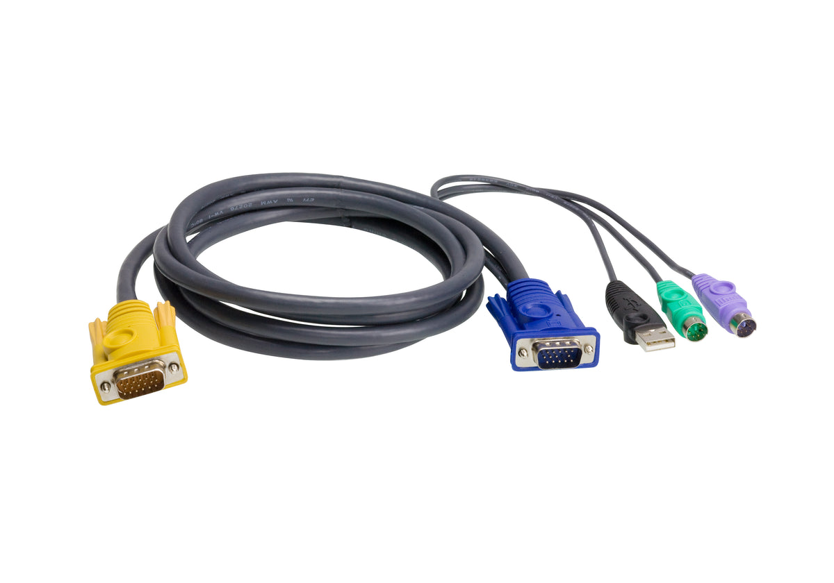 ATEN 3 M PS/2-USB KVM-kabel