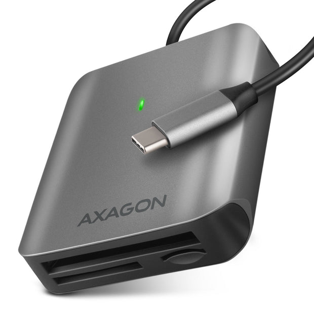 Axagon CRE-S3C kortläsare USB 3.2 Gen 1 (3.1 Gen 1) Type-C Grå