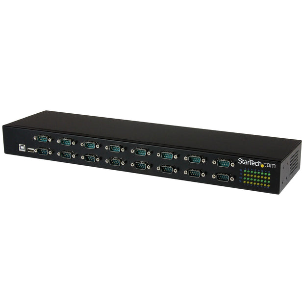 StarTech.com USB till seriell adapterhubb med 16 portar