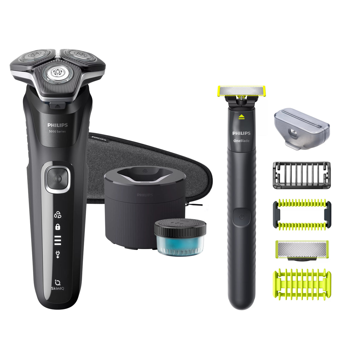 Philips SHAVER Series 5000 S5898/79 Elektrisk rakapparat för våt- och torrakning