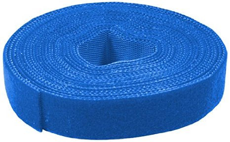 LogiLink KAB0053 buntband Velcro cable tie Kardborreband Blå