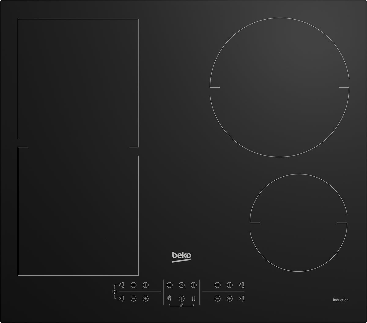 Beko HII64200FMT Svart Inbyggd spishäll