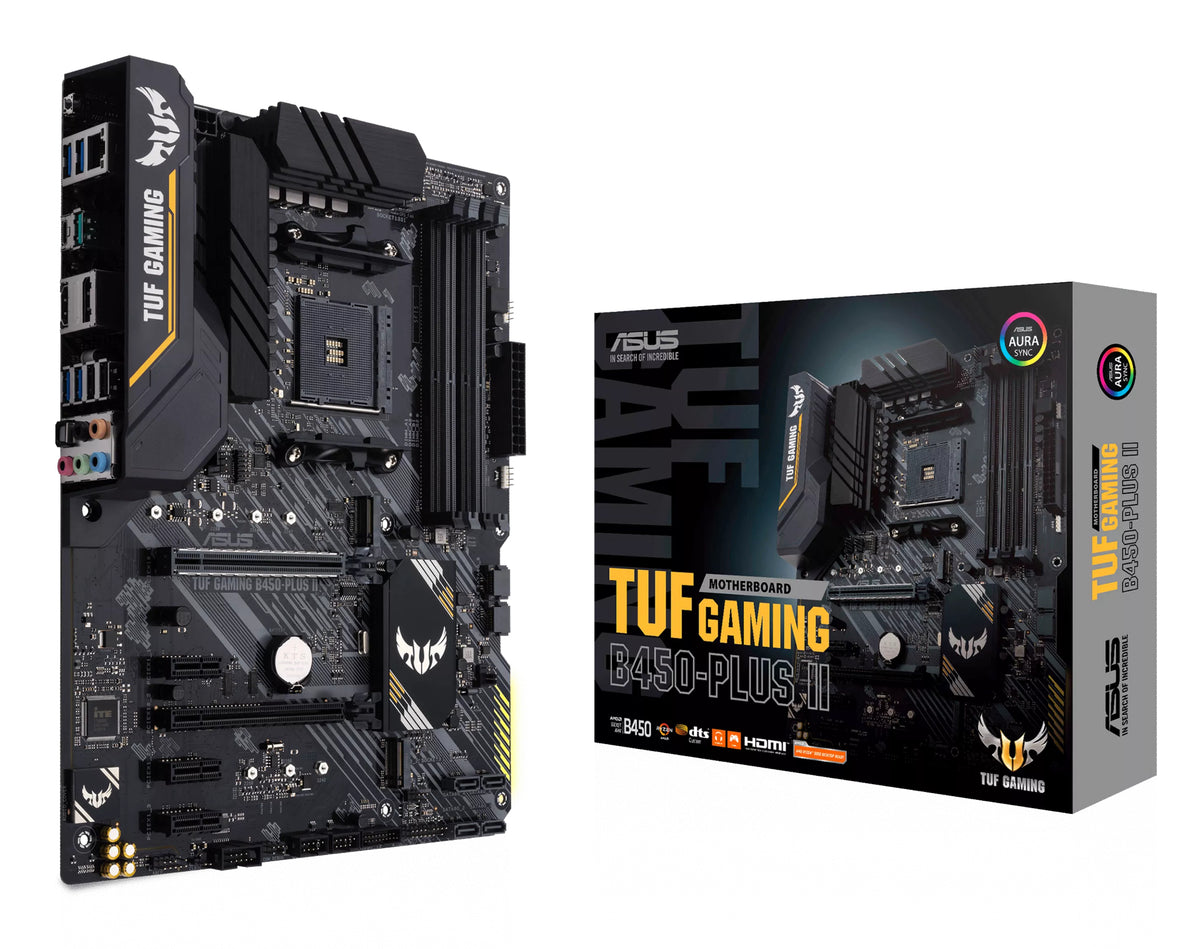 ASUS TUF GAMING B450-PLUS II AMD B450 Uttag AM4 ATX