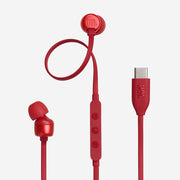 JBL Tune 310C Headset Kabel I öra Samtal/musik USB Type-C Röd