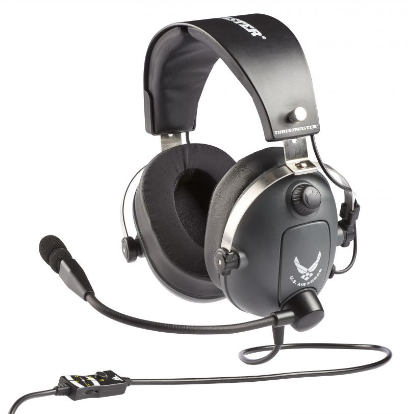 Thrustmaster T.Flight U.S. Air Force Edition Headset Kabel Huvudband Spela Svart