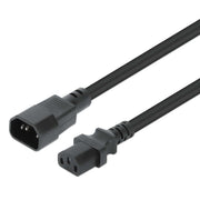 Manhattan 352680 strömkablar Svart 5 m C13 coupler C14 coupler