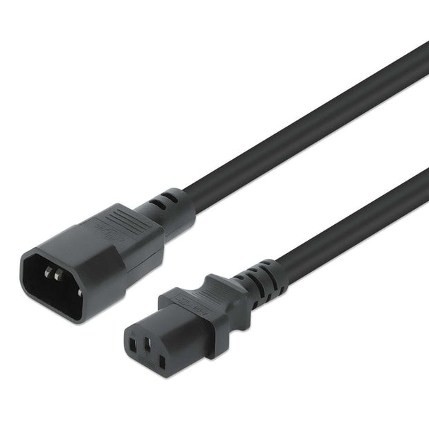 Manhattan 352680 strömkablar Svart 5 m C13 coupler C14 coupler