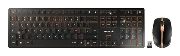 CHERRY DW 9100 SLIM tangentbord Mus inkluderad Universal Trådlös RF +
