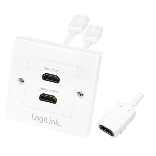LogiLink AH0015 HDMI-kabel HDMI Typ A (standard) Vit
