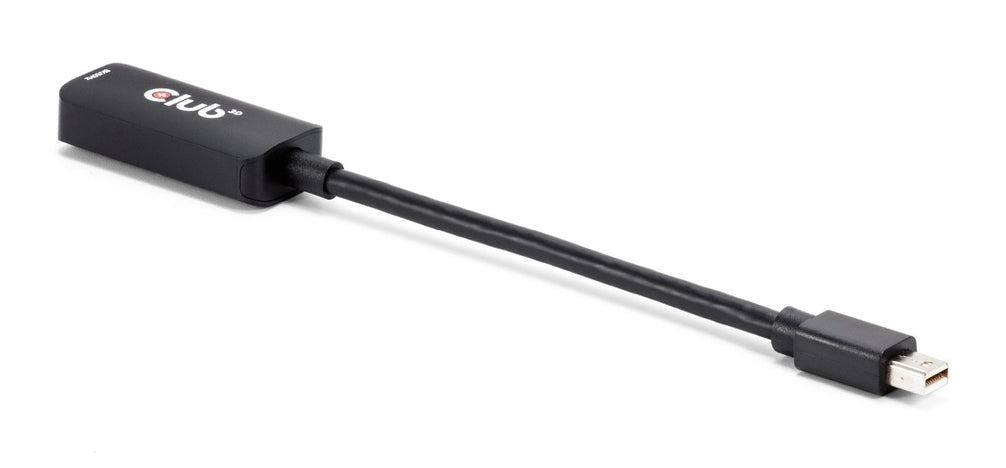 CLUB3D CAC-1188 videokabeladapter 0,09 m Mini DisplayPort HDMI Svart