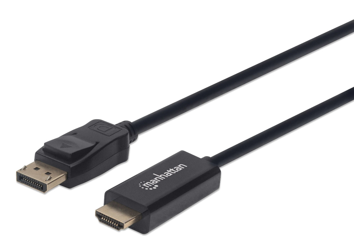 Manhattan 152679 videokabeladapter 1,8 m DisplayPort HDMI Svart