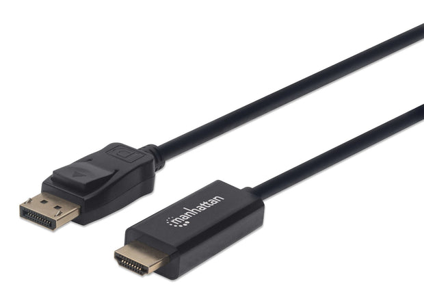 Manhattan 152679 videokabeladapter 1,8 m DisplayPort HDMI Svart